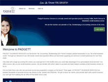 Tablet Screenshot of padgetthelps.ca
